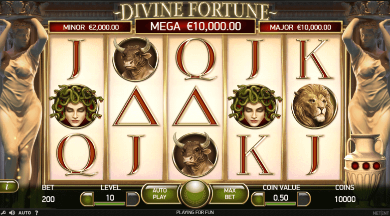 Divine Fortune Theme & Graphics