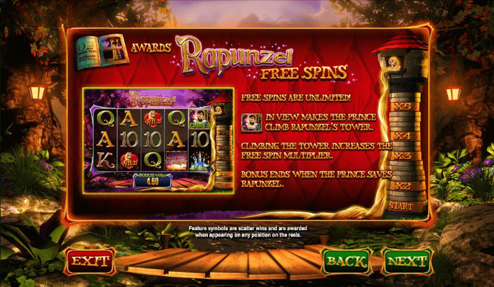 Wish Upon A Jackpot Rapunzel - free spins