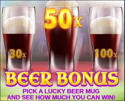 Rainbow Jackpots Beer Bonus