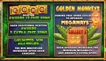 Return Of Kong Megaways Golden Monkey