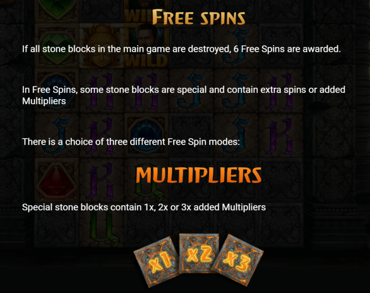 Temple Tumble Megaways Free Spins Feature
