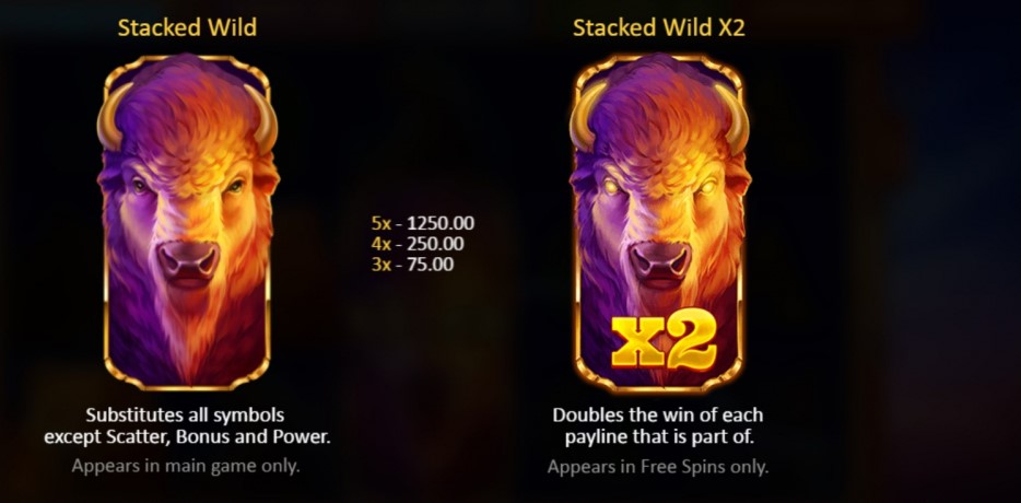 Buffalo Power Hold and Win Stacked buffalo wilds