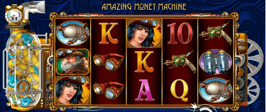 The Amazing Money Machine Theme & Graphics