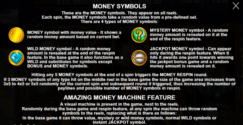 The Amazing Money Machine Money Symbols