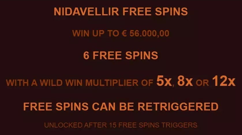 Thunderstruck Wild Lightning Nidavellir Free Spins
