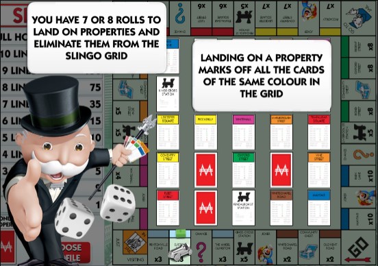 Slingo Monopoly Landing On a Chance