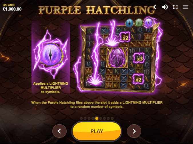 Dragons Clusterbuster Purple Hatchling