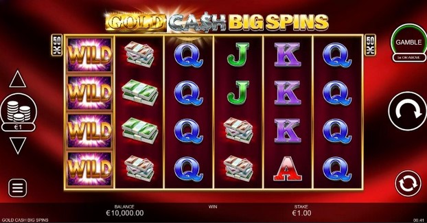 Gold Cash Big Spin Theme & Design