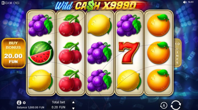 Wild Cash x9990 Theme