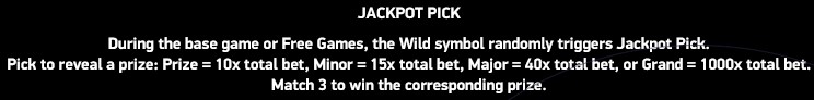 Stampede Rush Wicked JACKPOT PICK